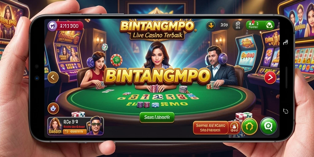 Tampilan gameplay BINTANGMPO yang menyenangkan dan interaktif di Live Casino.