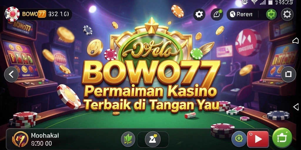 Tangkapan layar gameplay yang memukau dari BOWO77.