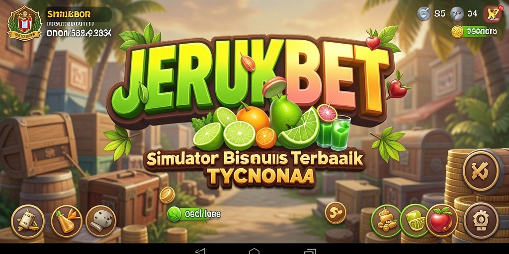 Screenshot gameplay JERUKBET yang menampilkan keseruan membangun bisnis Tycoon.