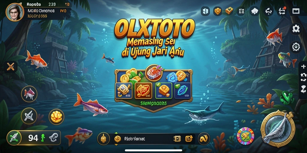 Tangkapan ikonik dalam gameplay OLXTOTO yang menampilkan pengalaman memancing.