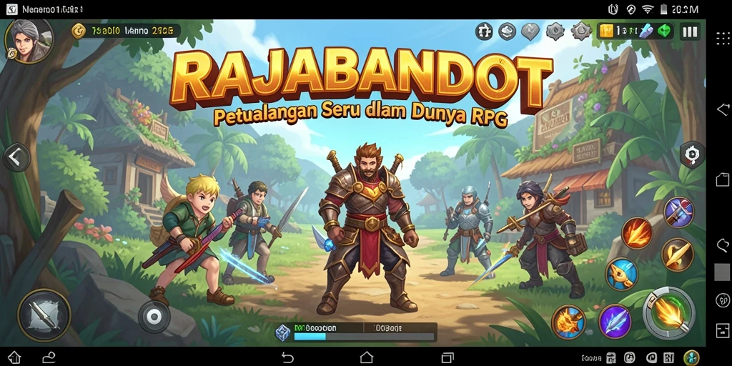 Tampilan menakjubkan dari gameplay RPG di RAJABANDOT.