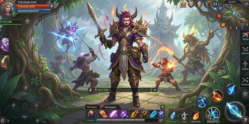 Screenshot gameplay RP6789 yang menunjukkan aksi pertarungan mendebarkan.