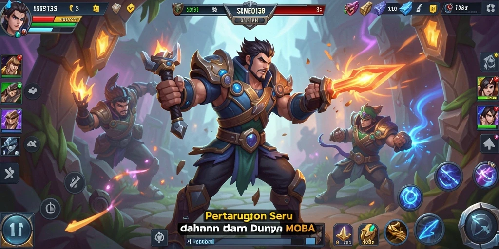 Gameplay menegangkan di SUNEO138 dengan aksi seru antar hero.