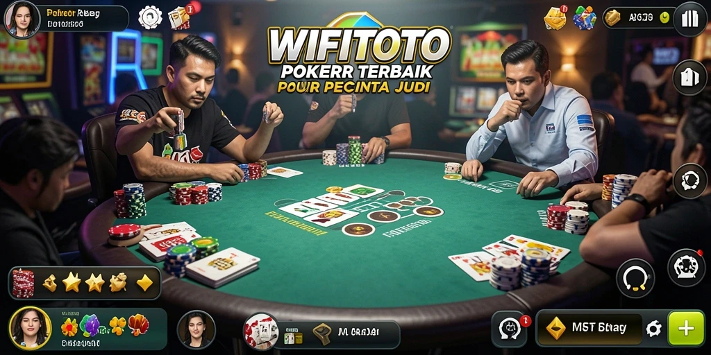 Screenshot gameplay WIFITOTO yang menunjukkan aksi seru Poker.